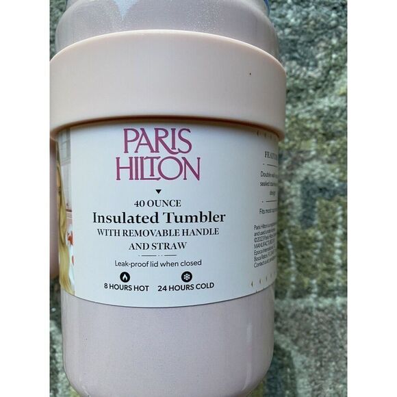 Paris Hilton Pink Iridescent Stainless Steel Tumbler - Picture 8 of 11